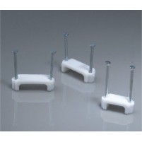 Double Nail Cable Clips  Double Nail Cable Clips